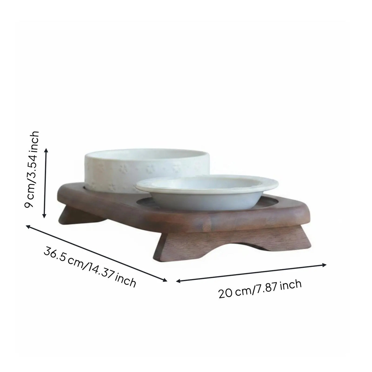 BaKay Louça — Double ceramic and wood feeder
