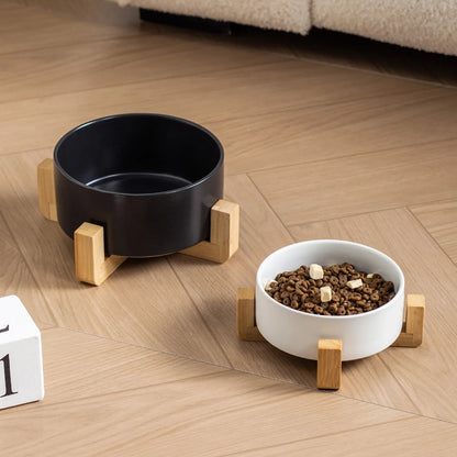 BaKay Pedestal — Comedero elevado de madera