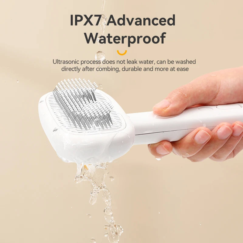 Steam Spray Grooming Comb — Gentle Hair Removal for Dogs & Cats