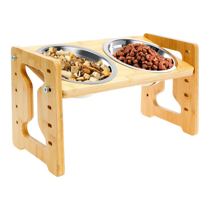 BaKay Vénia — Wooden feeder with 15° tilt